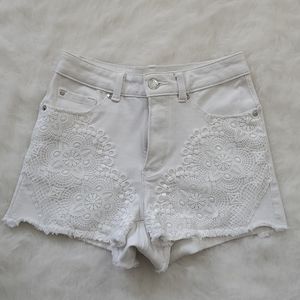 White Shorts